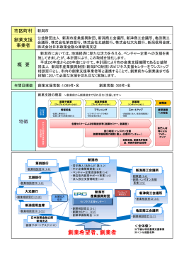 新潟市創業支援事業計画の概要（PDF：123KB）