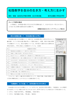 萩市立椿東小学校 (PDF : 458KB)