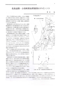 ザゼンソウは県内にも点々 と分布し、 とりたてて稀産種