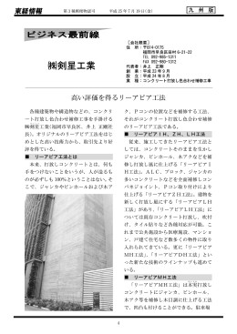 pdf - 株式会社剣星工業