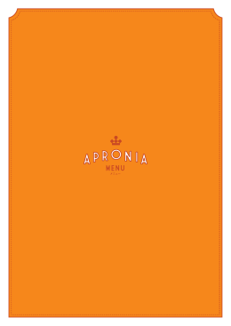 その他メニューはこちら - APRONIA（エプロニア）