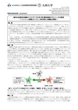 脳内の免疫担当細胞ミクログリアの M1/M2 極性転換分子