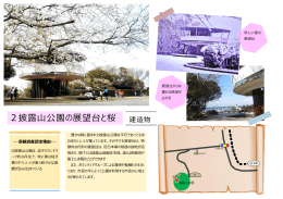 2披露山公園の展望台と桜 PDF形式 ：883.9KB
