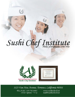 Output file - Sushi Chef Institute