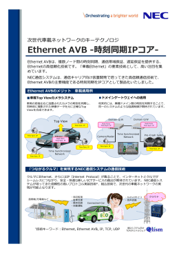 Ethernet AVB -時刻同期IPコア-