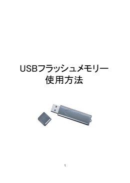 USBメモリスティックの使い方はこち