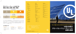 太陽光発電の グローバル・バリューチェーンに 信頼を構築
