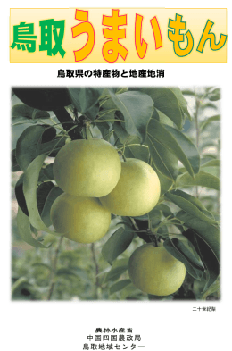 （鳥取県の特産物と地産地消） （PDF：2005KB）