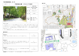 「景観重要樹木 第1号 平塚市総合公園 メタセコイアの並木」(PDF864KB)