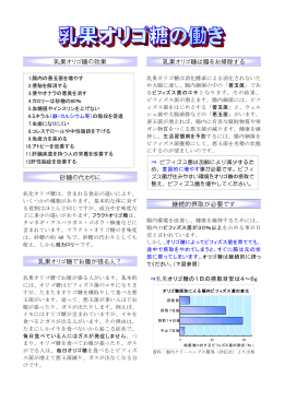 乳果オリゴ糖の効果 砂糖の代わりに 乳果オリゴ糖でお腹が張る人？ 乳