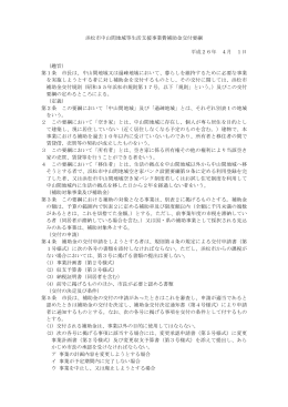 浜松市中山間地域等生活支援事業費補助金交付要綱(PDF:115KB)