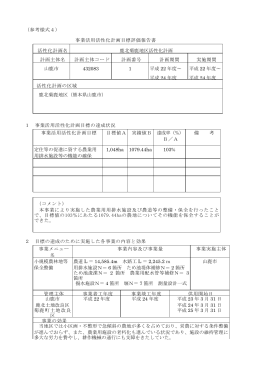 事業活用活性化計画目標評価報告書(PDF文書)