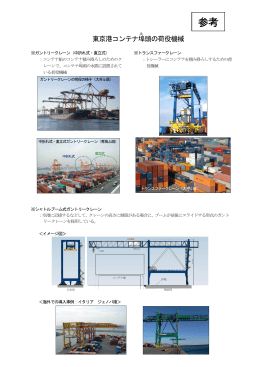 【参考】東京港コンテナ埠頭の荷役機械