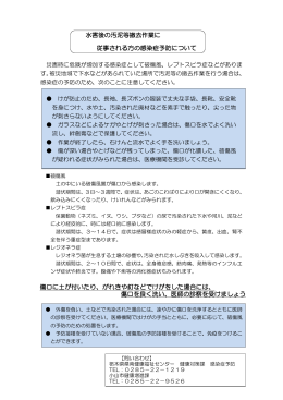 汚泥等撤去作業における感染症予防（リーフレット）（PDF：89KB）
