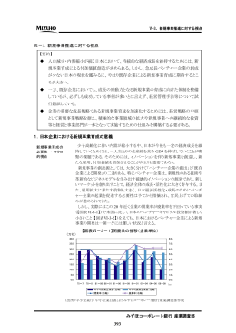 393 Ⅵ－3．新規事業推進に対する視点 1．日本企業