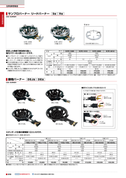サンプロバーナー／リードバーナー 鋳物バーナー
