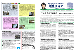 1,4ページ（pdf 526kb） - 生駒市議会議員 塩見まきこ 公式サイト