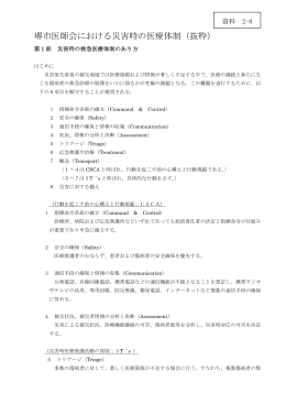 2-8 堺市医師会災害救急医療対策要項（PDF：20KB）