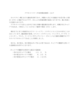 ブラキスパイナ（牛短脊椎症候群）とは？ ホルスタイン種における遺伝的