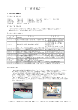 体操協会 - 富山市体育協会