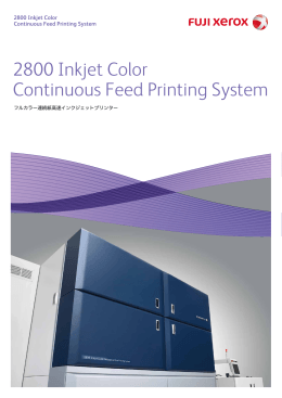 2800 Inkjet Color Continuous Feed Printing System