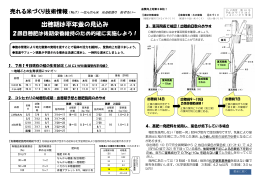 H24売れる米づくり技術情報№7（コシヒカリ出穂予想
