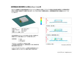 妨害電磁波の筺体隙間からの侵入シミュレーション例 - RFD-Lab