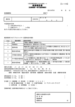 【シート6】経過報告書（PDFファイル 131KB）
