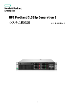 ProLiant DL385p Gen8 システム構成図