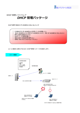 DHCP 管理パッケージ カタログ