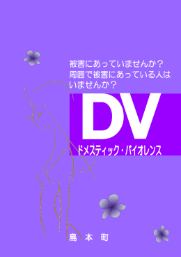 DV（ドメスティック・バイオレンス）（PDF：693.4KB）