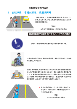 自転車安全利用五則（PDF版）