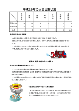 管内における火災発生状況及び概要（PDF117Kb）