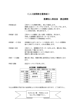 人工股関節全置換術(PDF : 7.38 KB)