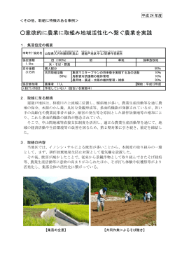 意欲的に農業に取組み地域活性化へ繋ぐ農業を実践（PDF：144KB）