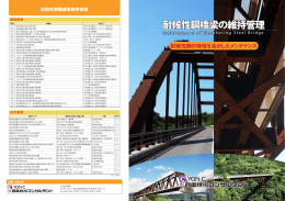 耐候性鋼橋梁の維持管理（ PDFファイル：3.78MB）