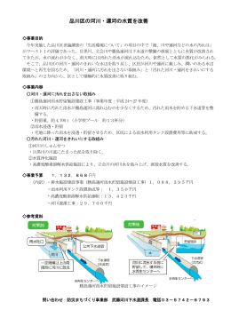 品川区の河川・運河の水質を改善 - 品川区 Shinagawa City