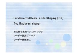 Fundamental Beam-mode Shaping(FBS) Top