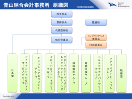 青山綜合会計事務所 組織図
