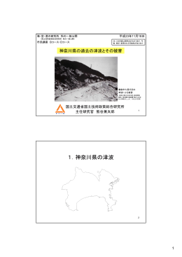 1．神奈川県の津波 - Researchmap