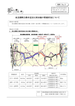 5 東北横断自動車道釜石秋田線の整備状況について