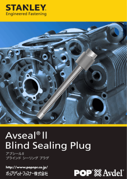 Blind Sealing Plug Avseal® ll