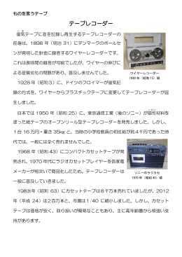 テープレコーダー(123kbyte)