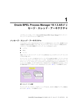 Oracle BPEL Process Managerのメッセージ・スレッド・アーキテクチャ