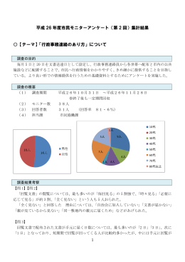 「行政事務連絡」に関するアンケート (PDFファイル/513.02キロバイト)