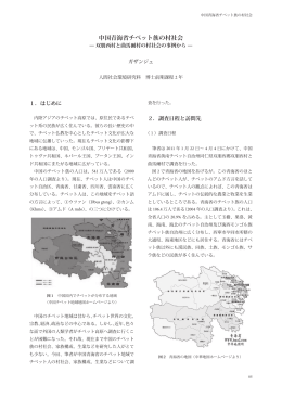 中国青海省チベット族の村社会