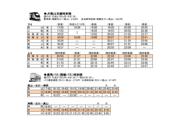 JR高山本線時刻表 濃飛バス