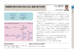 有機典型元素化合物の合成と反応、構造に関する研究