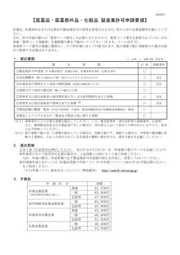製造業許可申請要領（PDF：268KB）
