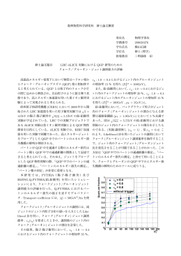 概要 - 高エネルギー原子核実験グループ